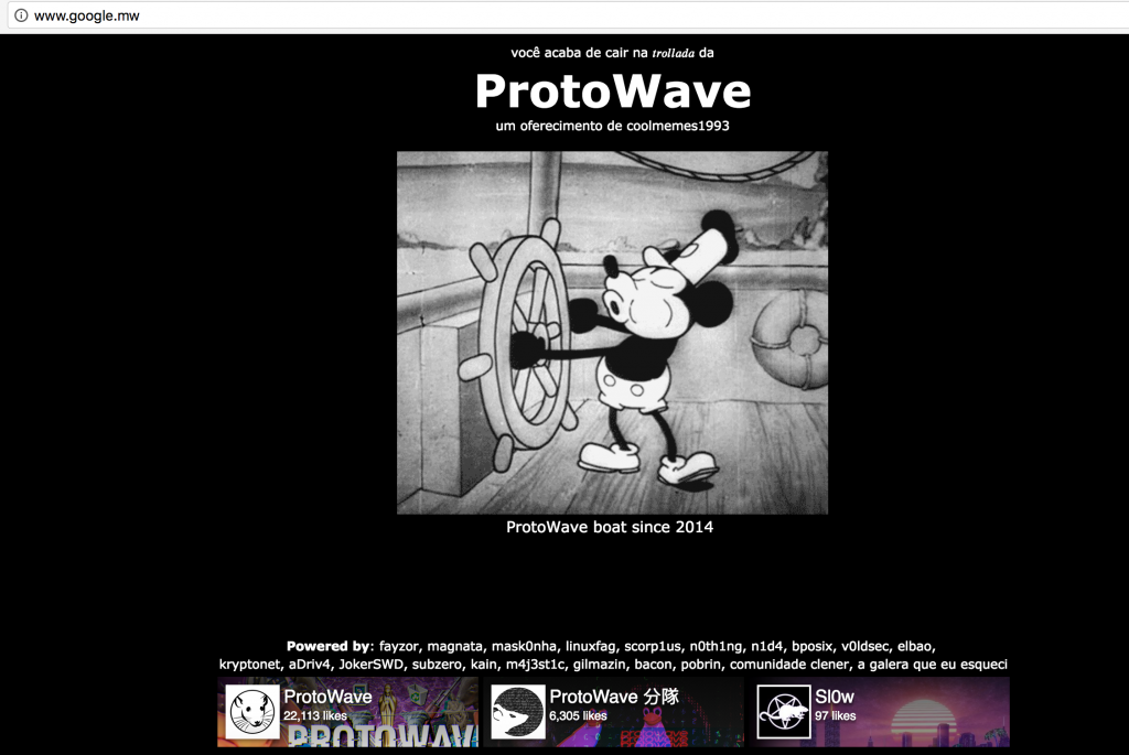 Google Malawi Hacked By ProtoWave