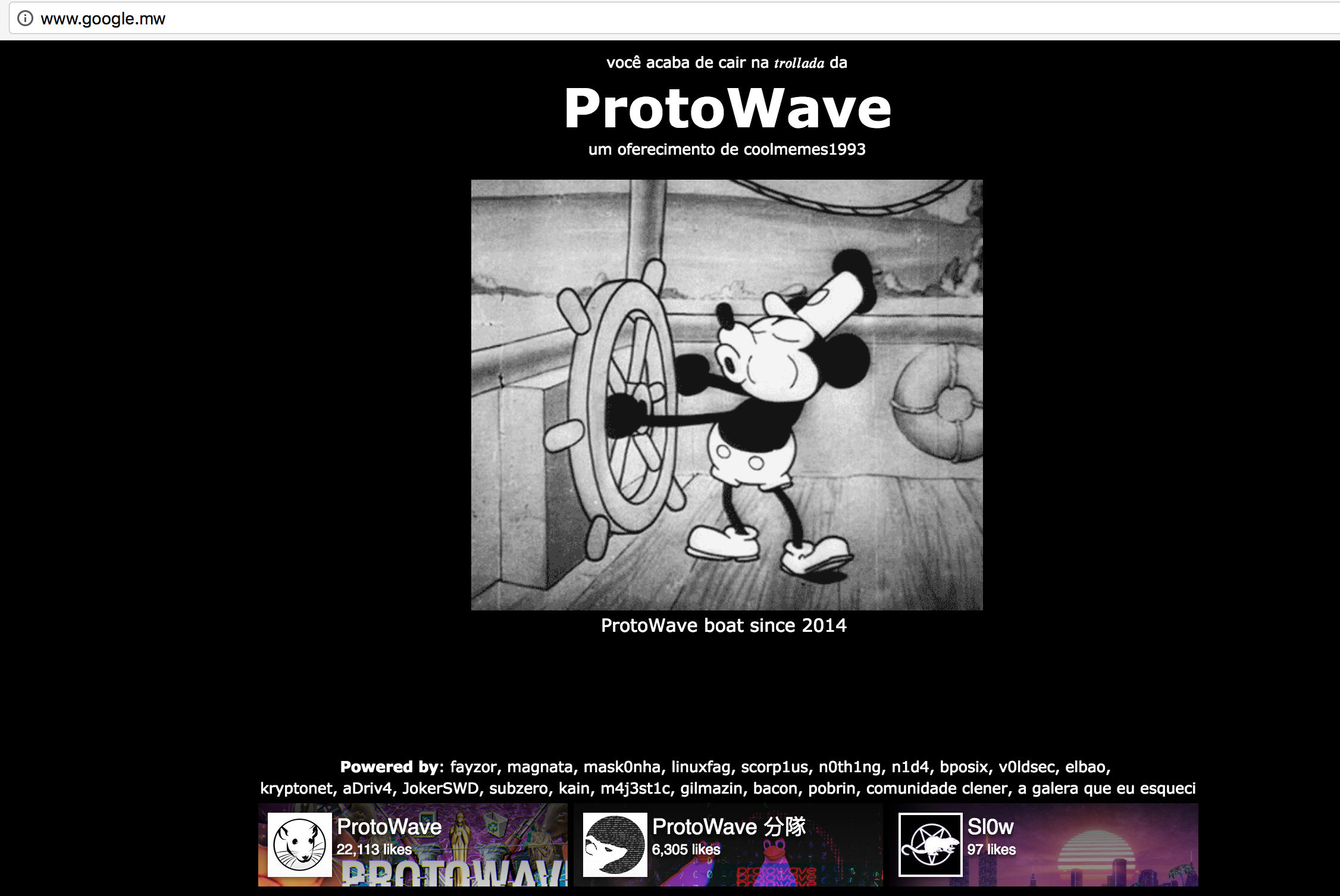 Google Malawi Hacked By ProtoWave