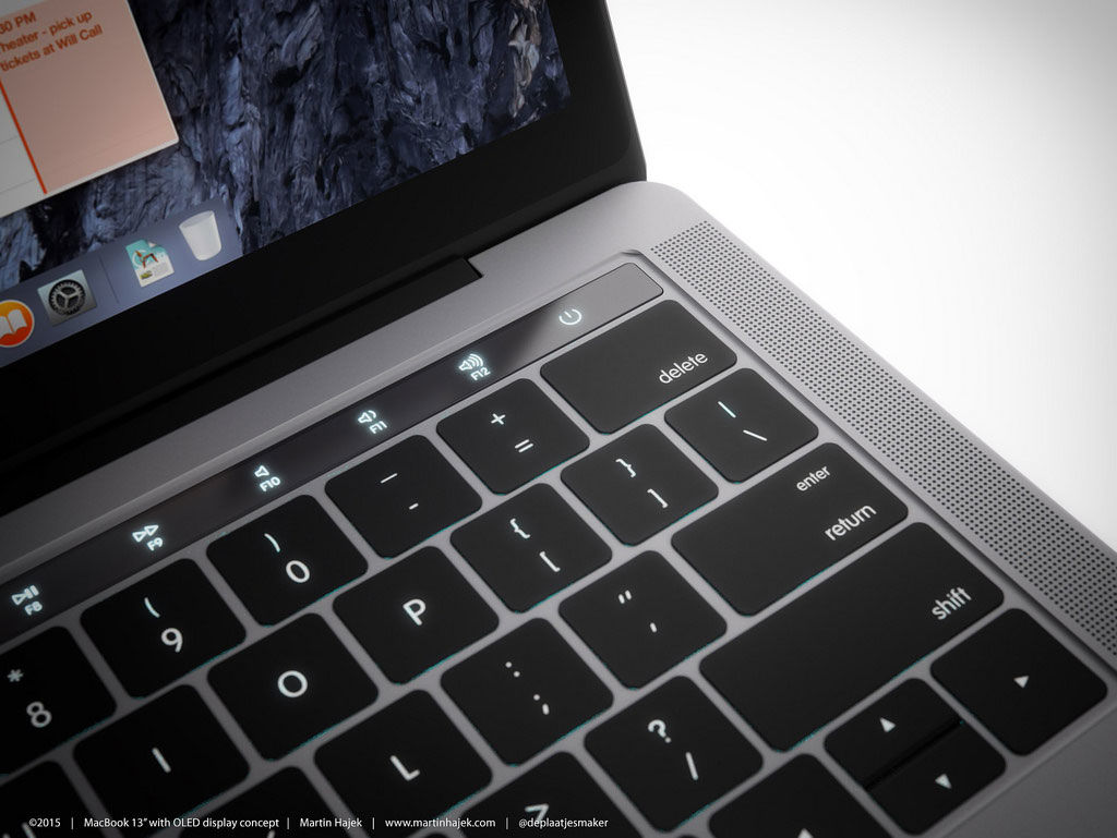 MacBook Pro 2016 to feature a second OLED touch screen for accessing an App's features