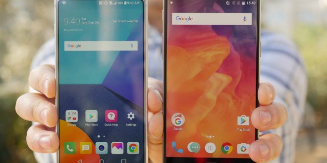 Find out the main differences between LG G6 and the OnePlus 3T