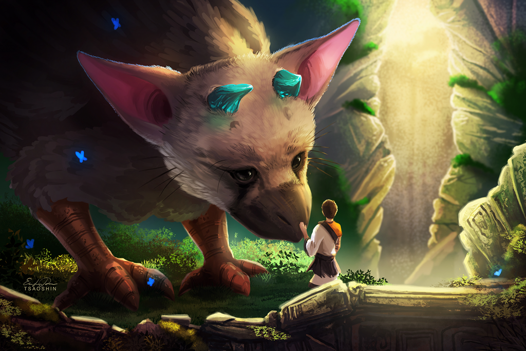 The Last Guardian Ps4 Game is featured by a beautiful fantasy world