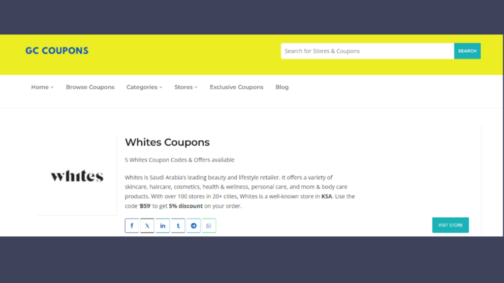 GC Coupons Helps Shoppers Save More on L'Occitane, Basharacare, and Whites Pharmacy