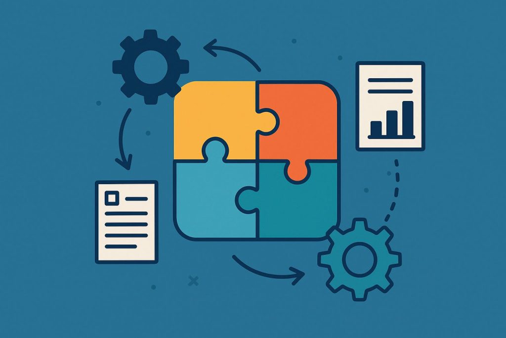 Teamwork and partnership concepts illustrated by interconnected hands joining together