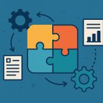 Teamwork and partnership concepts illustrated by interconnected hands joining together