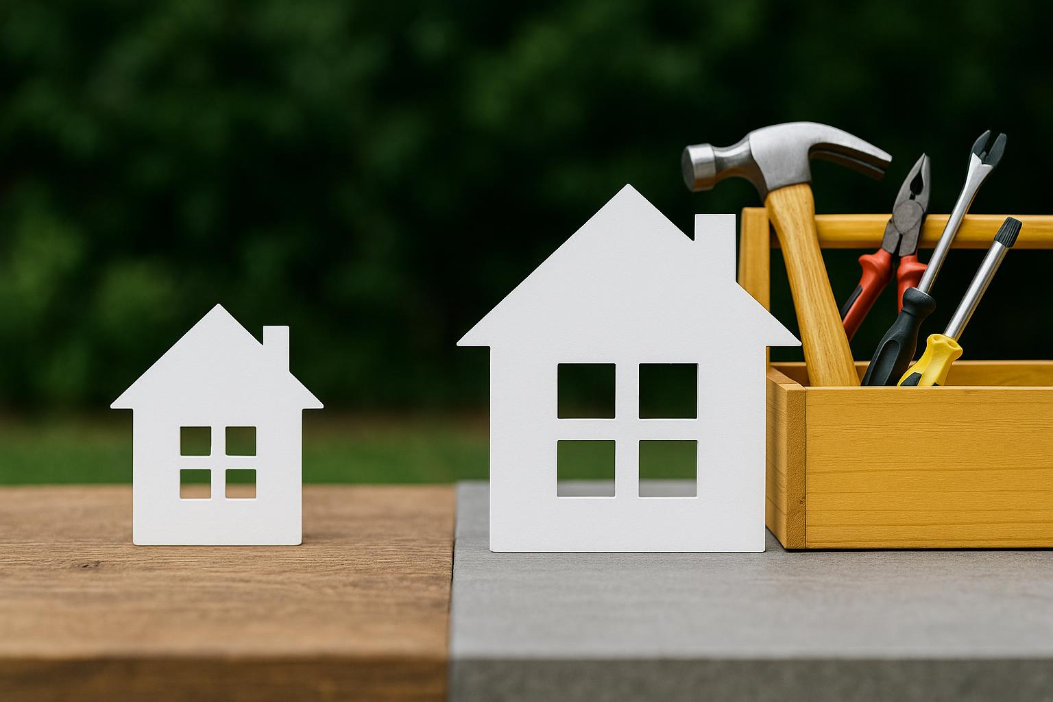 Local contractor discussing home improvement project, showcasing quality over big box installers