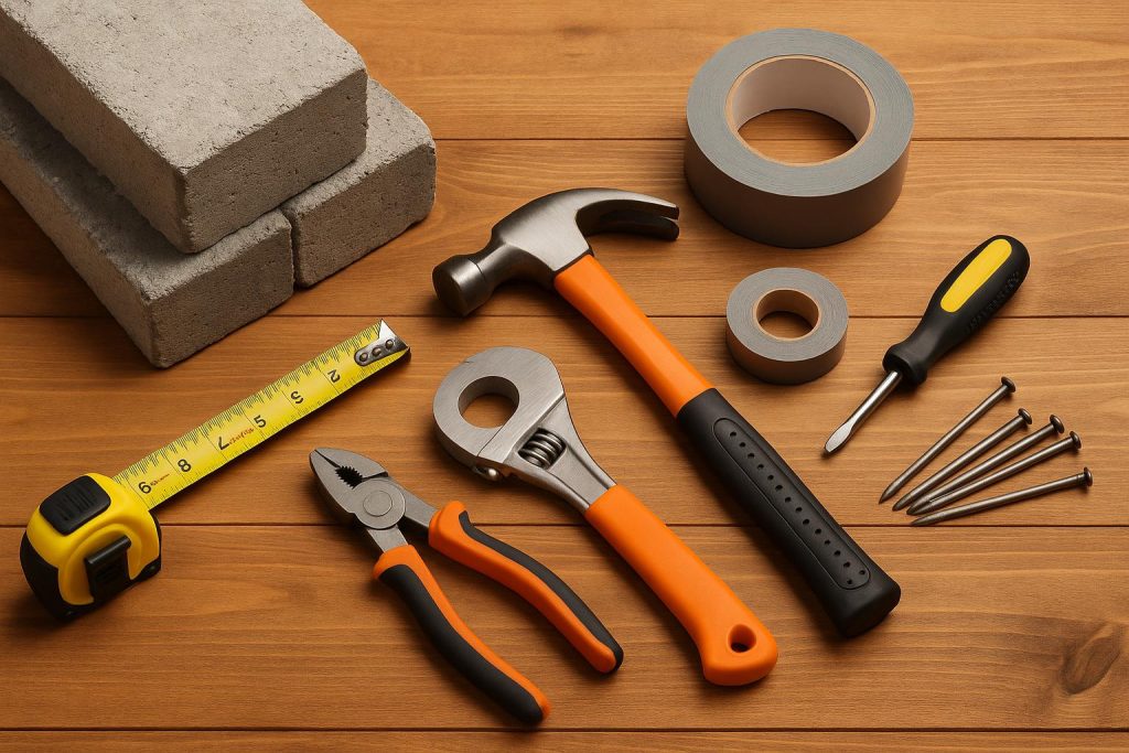 Essential DIY home repair tools and durable materials for lasting improvements