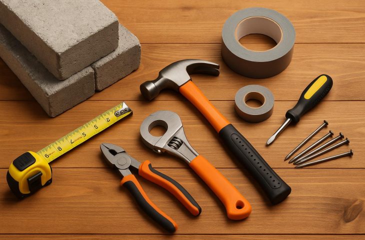 Essential DIY home repair tools and durable materials for lasting improvements