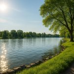 Scenic waterfront view highlighting benefits of living near lakes, rivers, or the ocean
