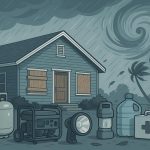 Emergency supplies and storm preparation checklist for hurricane safety and readiness strategies