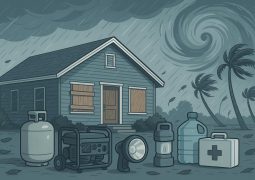 Emergency supplies and storm preparation checklist for hurricane safety and readiness strategies