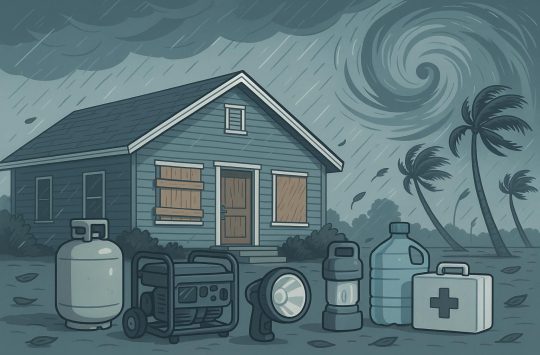 Emergency supplies and storm preparation checklist for hurricane safety and readiness strategies