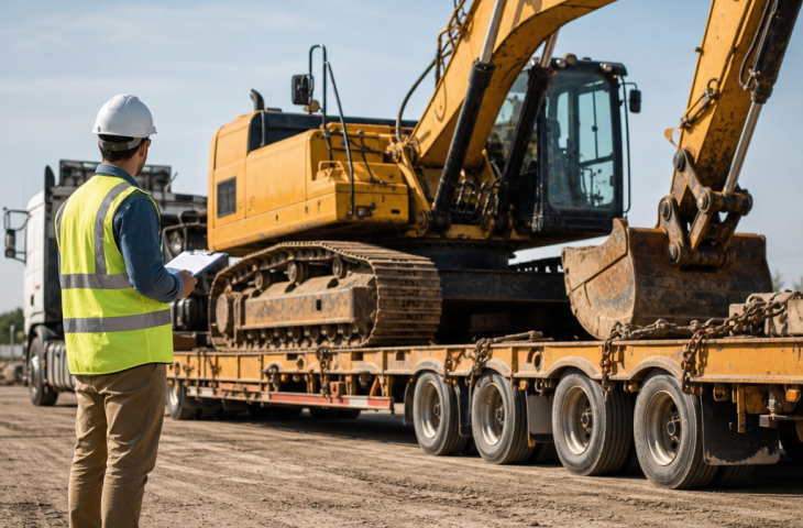 Image 1 of Heavy Equipment Logistics: What Every Construction Project Manager Needs to Know
