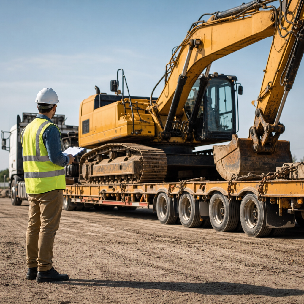 Image 1 of Heavy Equipment Logistics: What Every Construction Project Manager Needs to Know
