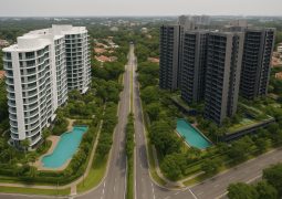 One Chuan Grove and Chuan Park condominium buildings, 85 percent units sold at $2,586 psf